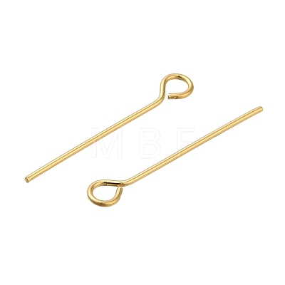 Brass Eye Pins KK-H502-02C-G-1