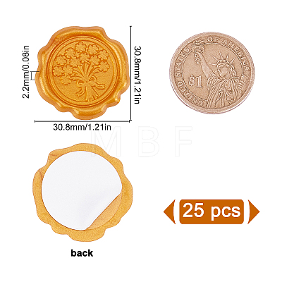 Adhesive Wax Seal Stickers DIY-WH0201-08C-1