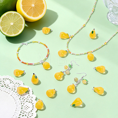 30Pcs Plastic Pendants KY-GA0001-45-1