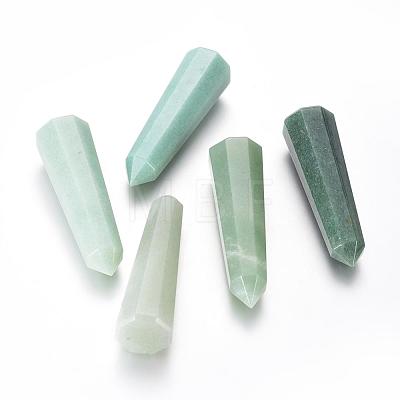 Natural Green Aventurine Pointed Beads G-I220-08-1