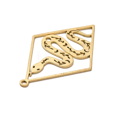 Pierced Brass Pendants KK-G441-12G-1