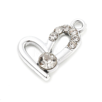 Alloy Rhinestone Pendants FIND-U026-07P-1