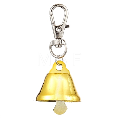 Iron Bell Pendant Decoration HJEW-JM02491-03-1