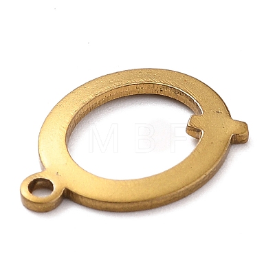 Vacuum Plating  304 Stainless Steel Charms STAS-H112-Q-AB-1