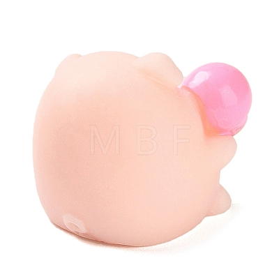 Resin Pig Figurines Ornament DJEW-Z003-01D-1