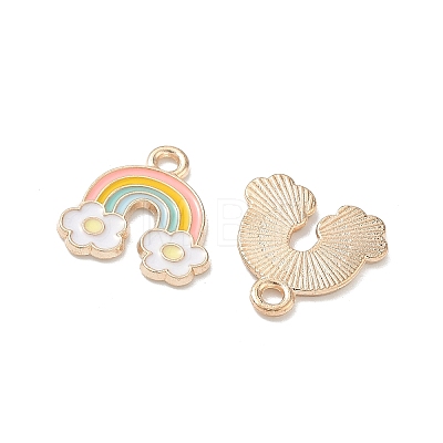 Easter Alloy Enamel Pendants ENAM-I055-01KCG-02-1