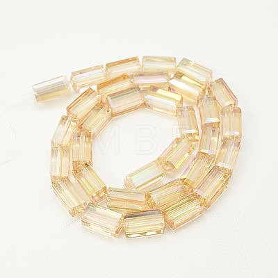 Electroplate Glass Beads EGLA-J023-12x6mm-05-1