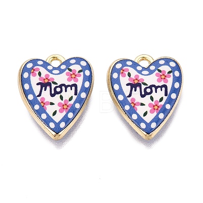 Printed Alloy Pendants PALLOY-SZC0008-14C-1