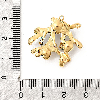 304 Stainless Steel Rhinestone Pendants STAS-P431-13G-1