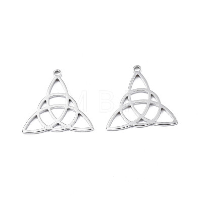 201 Stainless Steel Pendants STAS-T063-166P-1