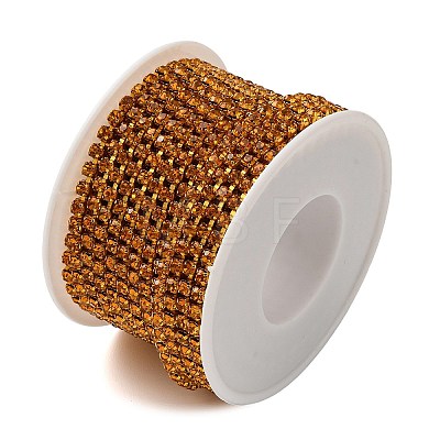 Iron Rhinestone Cup Chains CH-A008-01F-1