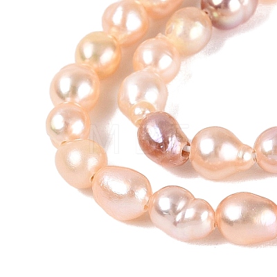 Natural Nucleated Pearl Beads Strands PEAR-N012-02P-02-1