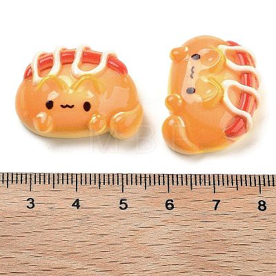 Opaque Resin Imitation Food Decoden Cabochons RESI-S405-06E-1