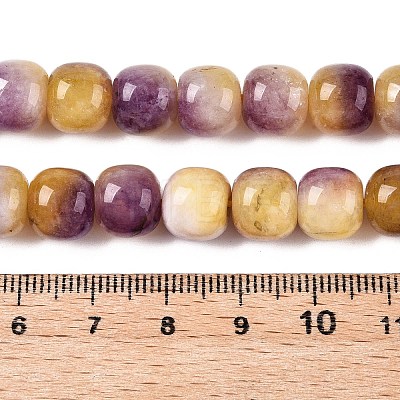 Dyed Natural White Jade Beads Strands G-T138-D13-1