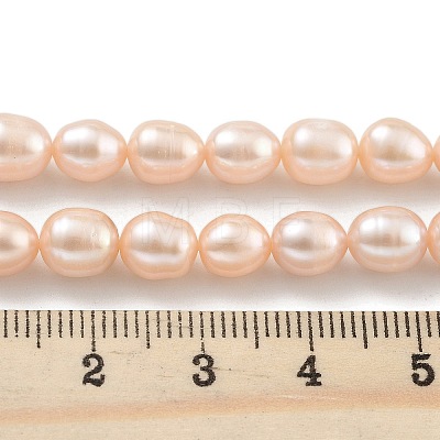 Natural Cultured Freshwater Pearl Beads Strands PEAR-P062-08I-1