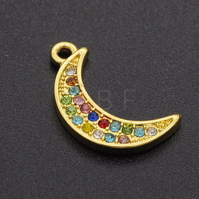 Alloy Rhinestone Pendants PALLOY-S098-DA017-1