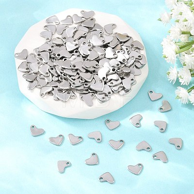 Tarnish Resistant 304 Stainless Steel Stamping Blank Tag Pendants STAS-Q024-1-1