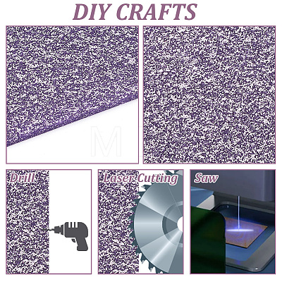 Transparent Acrylic Sheets DIY-WH0449-80B-1