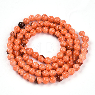 Natural Persian Jade Beads Strands G-A255-A02-04J-1