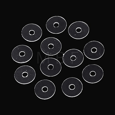 50Pcs Transparent PVC Insulating Gaskets PVC-T006-8mm-01-1