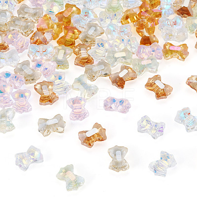 70Pcs 7 Colors Electroplate Glass Beads FIND-TA0010-09-1
