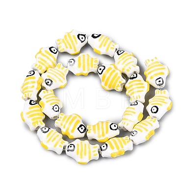 Handmade Porcelain Beads PORC-Q007-09A-1