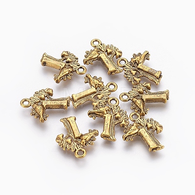 Tibetan Style Alloy Pendants LS-TIBEP-GC140-AG-RS-1