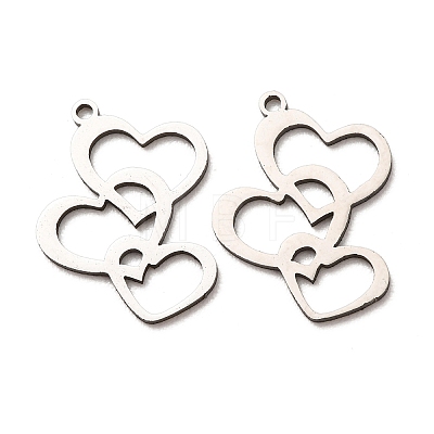 201 Stainless Steel Pendants SA-Z001-02P-1