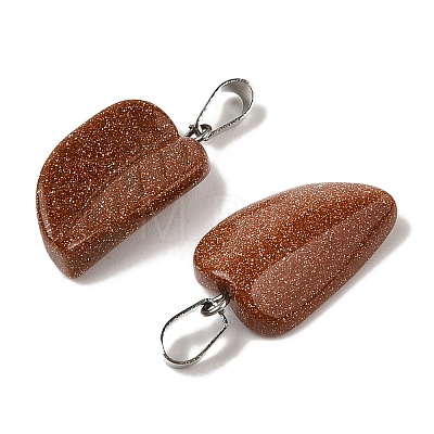 Synthetic Goldstone Pendants G-B127-01P-08-1