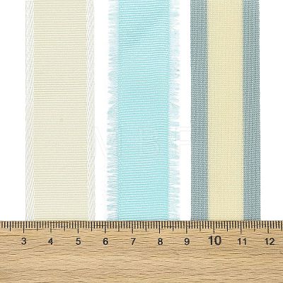 9 Yards 3 Styles Polyester Ribbon SRIB-A014-C03-1