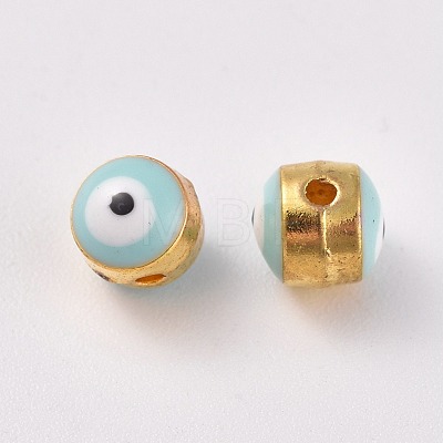 Alloy Enamel Beads ENAM-WH0047-14I-8mm-1