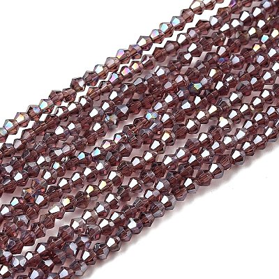 Glass Beads Strands EGLA-S056-2mm-01-1