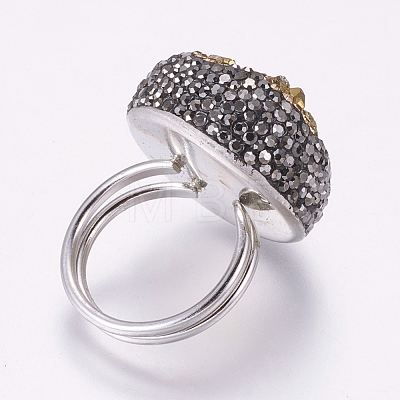 304 Stainless Steel Rings RJEW-E059-16-1