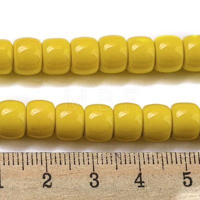 Opaque Glass Beads Strands X-GLAA-NH0002-B08-1