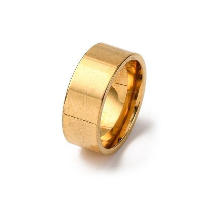 201 Stainless Steel Wide Band Finger Rings RJEW-K252-02E-G-1