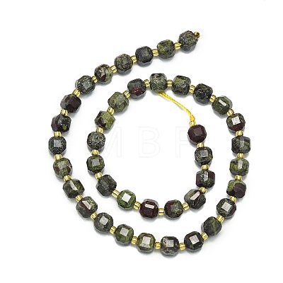 Natural Dragon Blood Beads Strands G-I376-D50-01-1