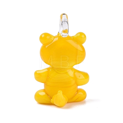 Handmade Lampwork Pendants LAMP-N034-24E-1