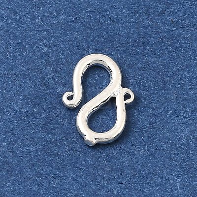 Brass S-Hook Clasps KK-CBA0DF0-13S-1