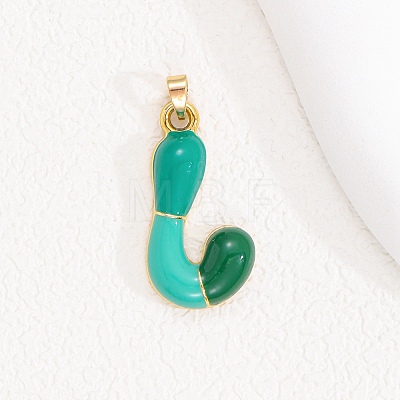 Alloy Enamel Pendants ENAM-S023-01G-J-1