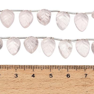 Natural Rose Quartz Carved Beads Strands GG-CBA0C95-E09-1