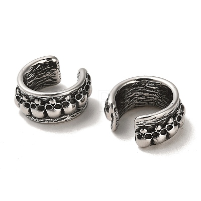 316 Surgical Stainless Steel Cuff Earrings EJEW-D096-01E-AS-1
