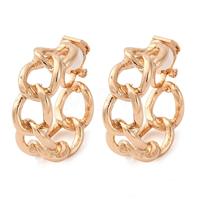Alloy Silicone Clip-on Earrings EJEW-Z120-01G-01-1