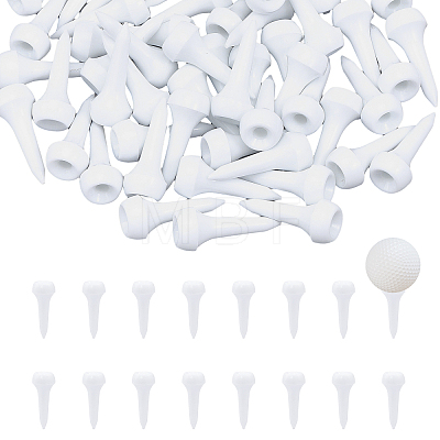 100Pcs Plastic Golf Tees AJEW-CA0003-40-1