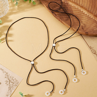 2Pcs Polyester Earphone Cord Straps HJEW-TAC0164-1