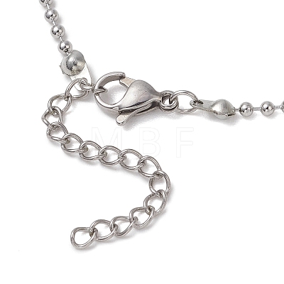 2MM 304 Stainless Steel Ball Chain Necklaces NJEW-JN05800-1
