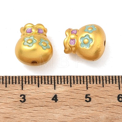 Alloy Enamel European Beads FIND-G111-02MG-01-1