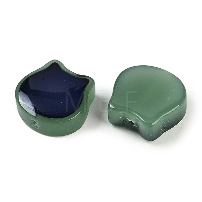 Two Tone Glass Mood Beads GLAA-Z007-12E-1