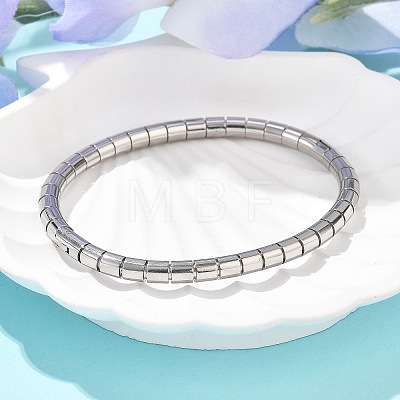 Texture 304 Stainless Steel Bangles for Women BJEW-Z092-14P-1