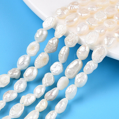 Natural Cultured Freshwater Pearl Beads Strands X-PEAR-N014-05K-1