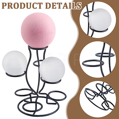 7-Slot Alloy Easter Egg Display Stands ODIS-WH20010-13A-EB-1